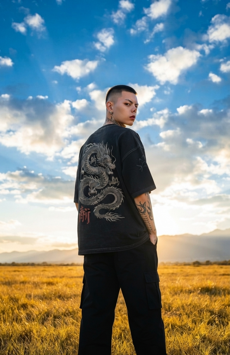 ASCEND — Box Cut Oversized Tee 240GSM