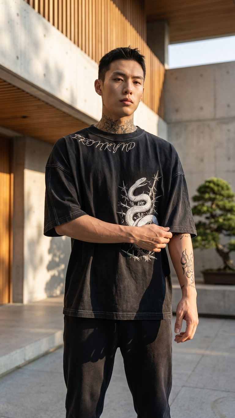 ASCEND — Box Cut Oversized Tee 240GSM